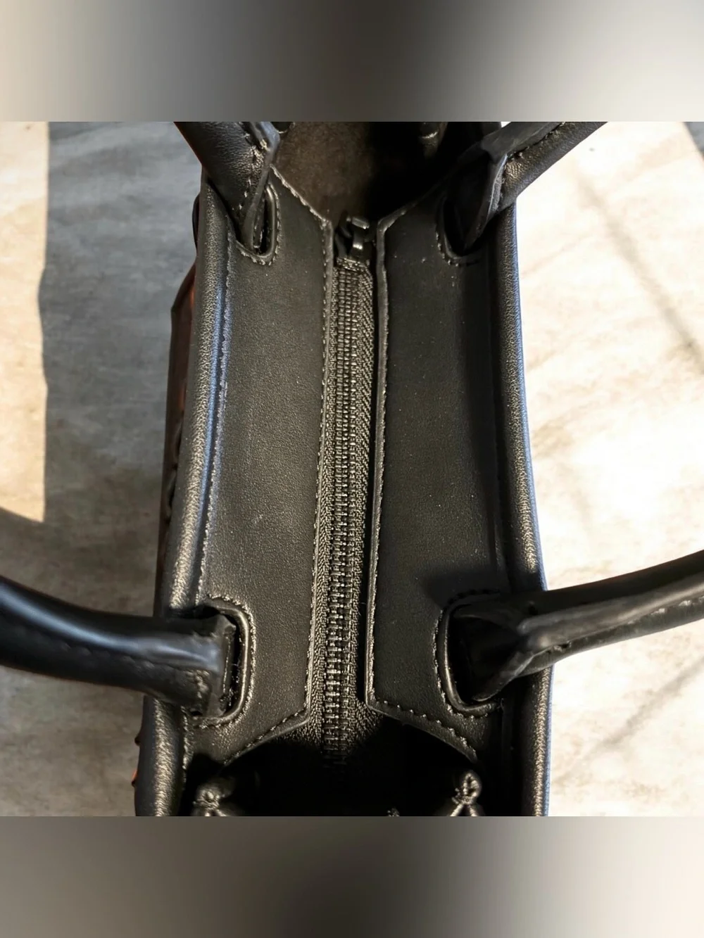 Steve Madden Black Monogram Mini Satchel Crossbody Bag - NWOT